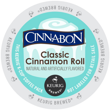 Cinnabon K-Cup Portion Pack for Keurig Brewers Classic Cinnamon