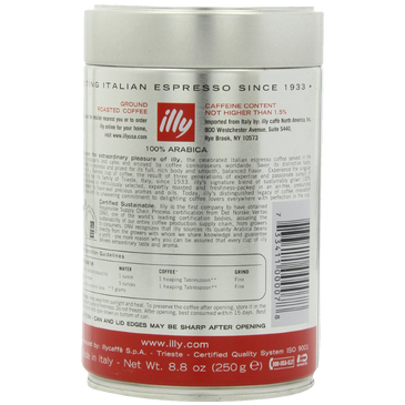 illy Caffe (Medium Roast Ground coffee Red Band)