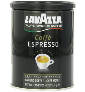 Lavazza Caffe Espresso - Ground Coffee 8-Ounce Cans