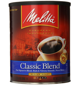 Melitta Coffee Classic Blend Ground Medium Roast