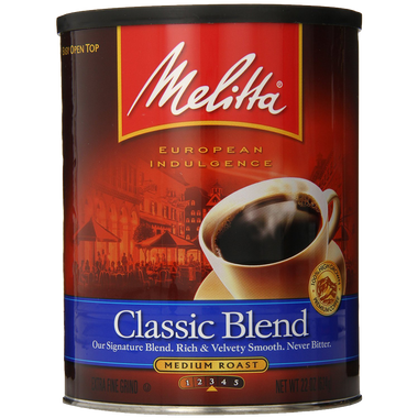 Melitta Coffee Classic Blend Ground Medium Roast