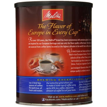 Melitta Coffee Classic Blend Ground Medium Roast