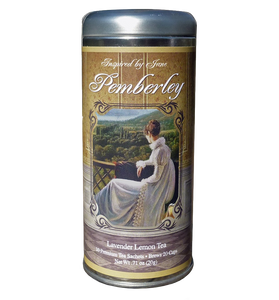 Pemberley Lavender and Lemongrass Green Tea Premium Tea Sachets Jane Austen Inspired Tea Collection Gourmet Leaf Tea Blend